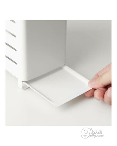 Pyçak saklaýjy IKEA AVSTEG ak/bambuk 23 sm