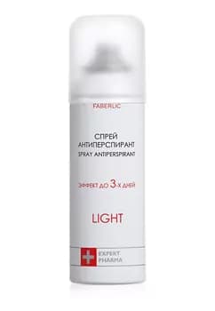 Dezodorant-antiperspirant spreý Faberlic Expert Pharma "Light" 2679, 125 ml