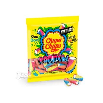 Chupa-chups "Роллсы" turşy çeýnelýän marmelad, 70 gr