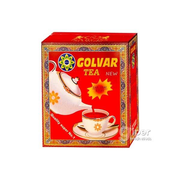 Gara çaý "Golvar" ýaprakly, 80 gr