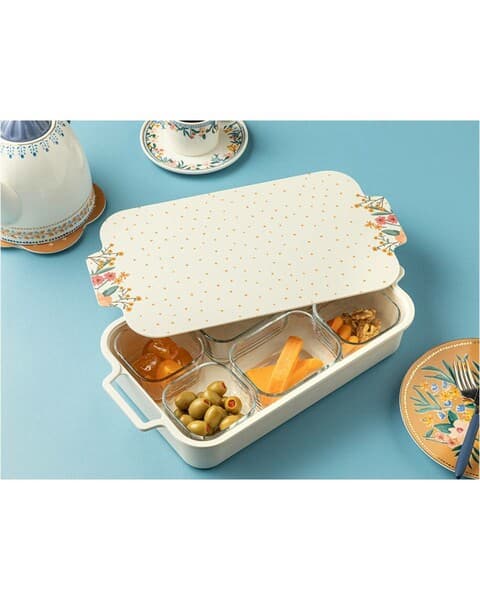 Englısh home içi görünýän saklama gap 8-lı toplum