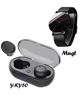 Y_KY50 bluetooth nauşnik + Geneva sagat