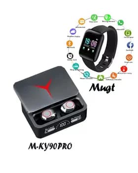 M_KY90 pro bluetooth nauşnik + Smart bracelet