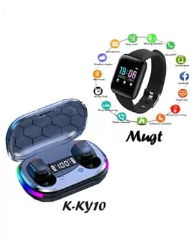 K_KY10 bluetooth nauşnik + Smart bracelet