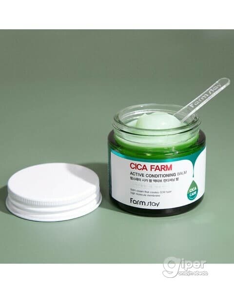 FarmStay Cica Farm Active Conditioning Balm восстанавливающий бальзам с центеллой, 80 гр