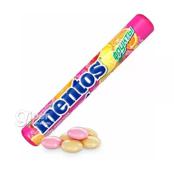 Жевательная резинка Mentos "Фрукты", 37.5 г