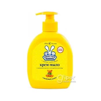 Çaga krem-sabyny "Ушастый Нянь" Zeýtun ýagly we aloe wera ekstraktly 300 ml