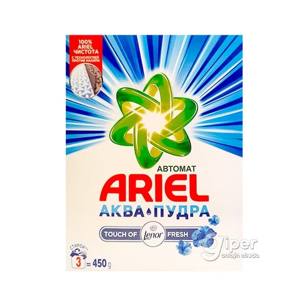 Kir ýuwujy serişde Ariel "Touch of Lenor Fresh" awtomat 450 gr