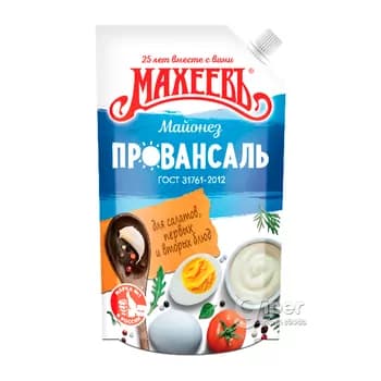 "Махеевъ" maýonez "Провансаль" 50.5%, 200 ml