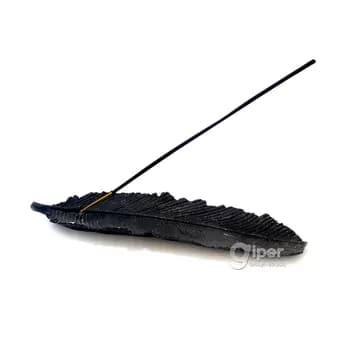 Tüsse bilen ys beriji çöpler üçin gipsden ýelek şekilli saklaýjy (gara), 1 sany