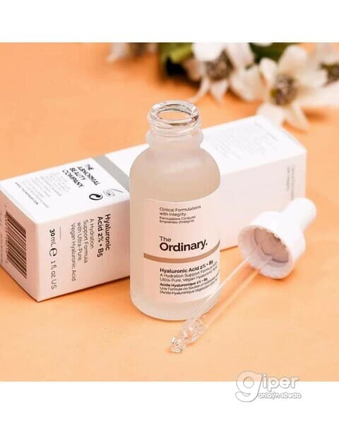 Gialuron kislotaly 2% we B5 witaminli syworotka The Ordinary - "Hyaluronic Acid 2% + B5", 30 ml