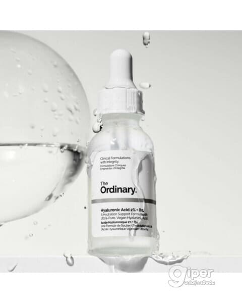 Gialuron kislotaly 2% we B5 witaminli syworotka The Ordinary - "Hyaluronic Acid 2% + B5", 30 ml