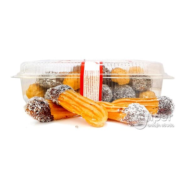 Ekstron ekler "Gül-kenar" gara, 270 gr