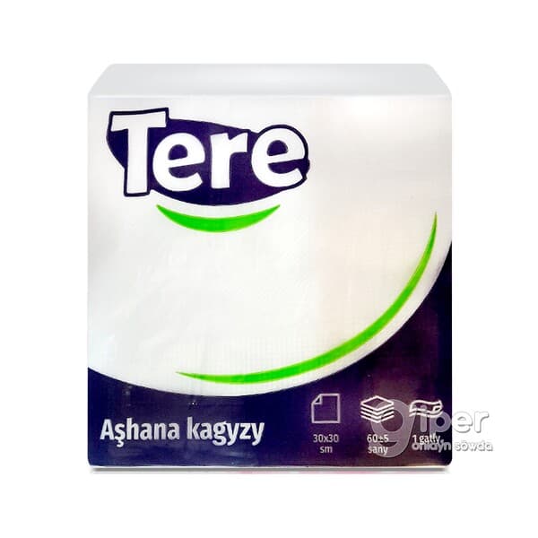 Aşhana salfetkalar "Tere", 60 sany