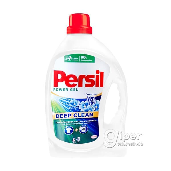 Kir ýuwujy gel "Persil" Vernel terligi ak reňkli eşikler üçin, 1040 ml