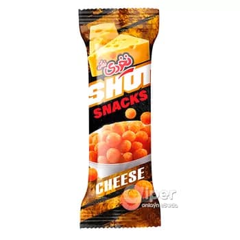 Mekgejöwen şariklar Shot "Cheese" peýnir tagamly, 18 gr