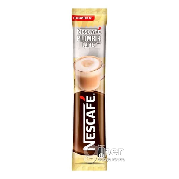 Ereýän kofe Nescafe Plombir Latte, 15 gr