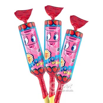 Karamel süýji Chupa-Chups "Melody Pops" klubnika, 15 gr (1 sany)