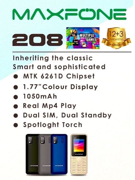 MAXFONE 208