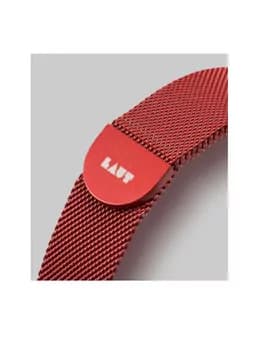 Apple Watch Sapy 42/44/45mm Dym Gyzyl Metal Magnitly