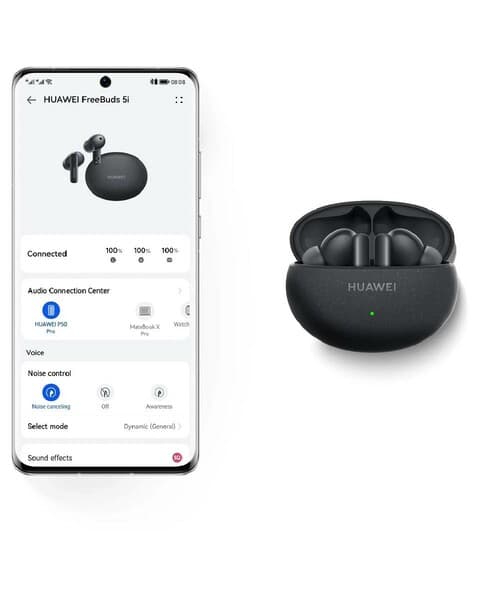 HUAWEI FreeBuds 5i, USB Type-C, nebula black