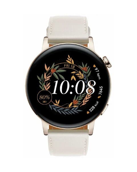 HUAWEI Watch GT3 42mm, gold leather