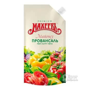 "Махеевъ" maýonez "Провансаль" 50.5%, 200 ml
