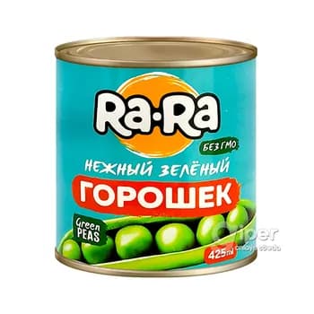 Ýaşyl nohut «Ra-Ra» konserwirlenen, 400 gr
