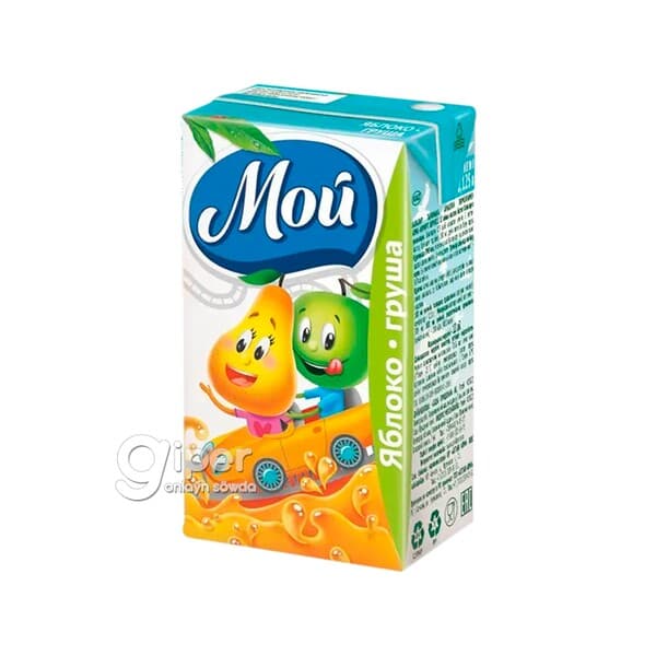 Сок детский "Мой" яблоко и груша, 200 мл