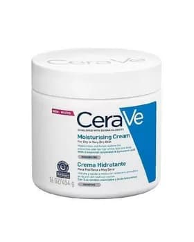 CeraVe Moisturising Cream normalny we gury derileri dikeltmek üçin nemlendiriji krem, 454 gr