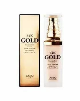 Антивозрастная тональная основа ANJO 24K Gold Foundation SPF50+ PA+++ 40 мл.