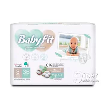 Podguznik "Baby Fit" 3 Midi 4-9 kg, 36 sany