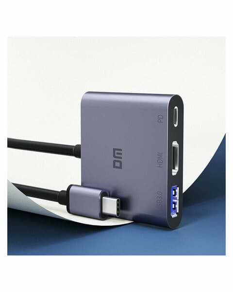 Адаптер DM TYPE C TO HDMI/PD100W/USB3.0 CHB026