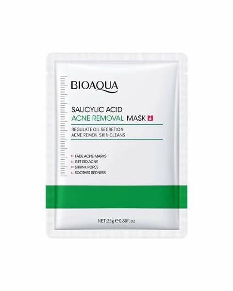 BIOAQUA маска тканевая для лицо с салициловой кислотой Acne Removal, 25г