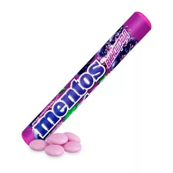 Çeýnelýän draže "Mentos" üzüm tagamly, 37.5 gr