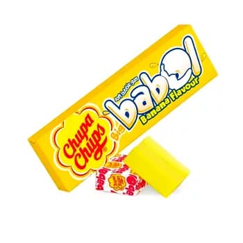 Sakgyç Chupa-Chups "Big Babol" banan tagamly, 21 gr