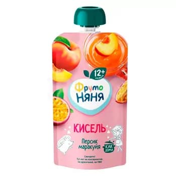 Çaga üçin kisel "ФрутоНяня" şetdaly we marakuýýa, 130 gr