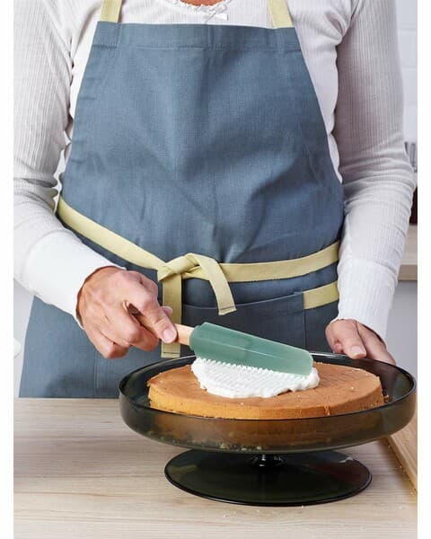 Шпатели, набор из 3 шт IKEA BÄCKRÖDING дерево/темно-серо-зеленый