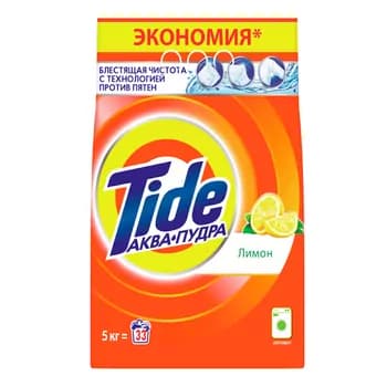 Стиральный порошок Tide "Лимон" (автомат) 5 кг пластиковый пакет