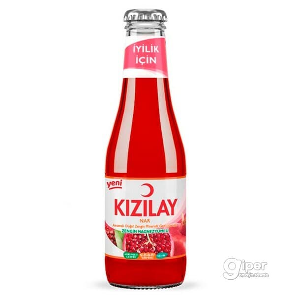 Gazlandyrylan mineral içgi KIZILAY nar tagamly, 200 ml