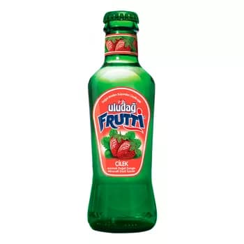 Gazlandyrylan mineral içgi "Uludag Frutti" ýertudana tagamly, 200 ml