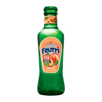 Gazlandyrylan mineral içgi "Uludag Frutti" şetdaly tagamly, 200 ml