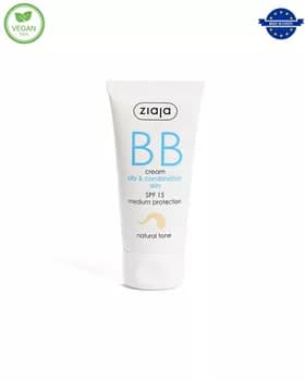 BB ýagly, kombinasiýa deri üçin krem ​​tebigy ton spf15 50 ml