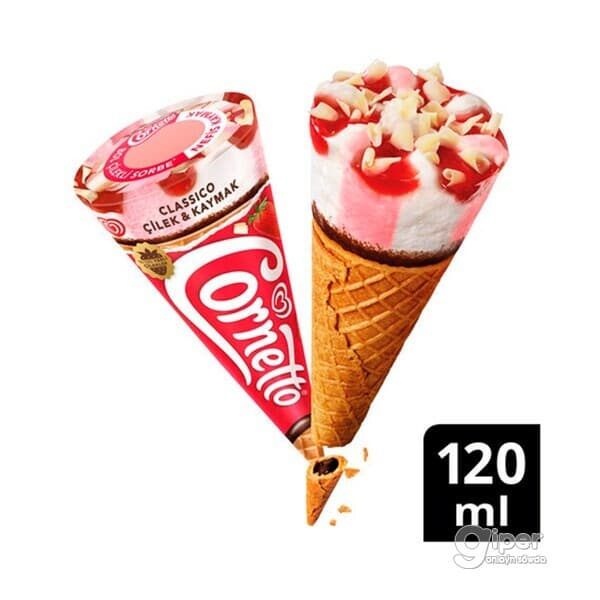 Doňdurma Algida Cornetto "Classico" ýertudana we gaýmakly, 83 gr