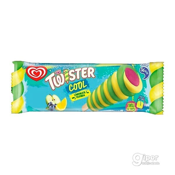 Мороженое Algida Twister Cool "Lemonade Flavor", 60 г