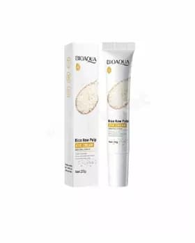 Крем для кожи вокруг глаз осветляющий Bioaqua Rice Raw Pulp Eye Cream с экстрактом риса, 20г