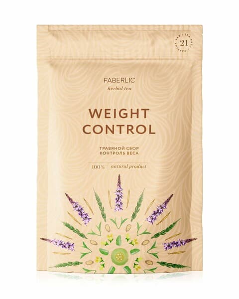 Травяной сбор «Контроль веса», Faberlic 15877, Вес: 31 г