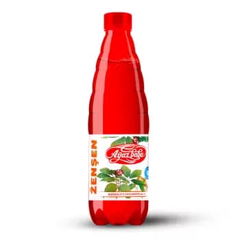 Alkogolsyz gazlandyrylan içgi Aýaz baba "Ženşen", 0.5 lt