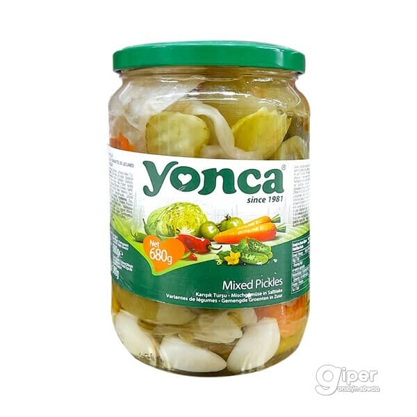Овощная смесь "Yonca" маринованные, 680 гр
