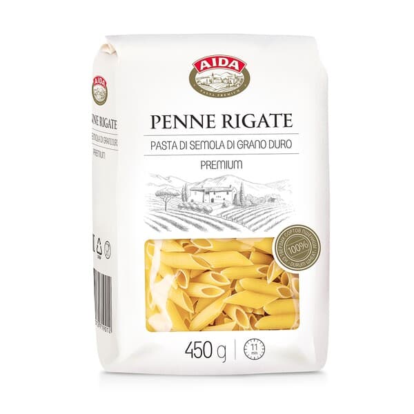 Makaron AIDA Penne Rigate / Ýelejik 450g